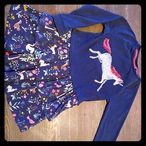 Mini Biden Glitter Unicorn Dress